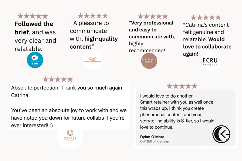 Verified client feedback